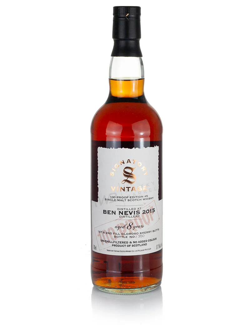 Ben Nevis 8 Year Old 2015 Signatory 100-Proof Edition #5