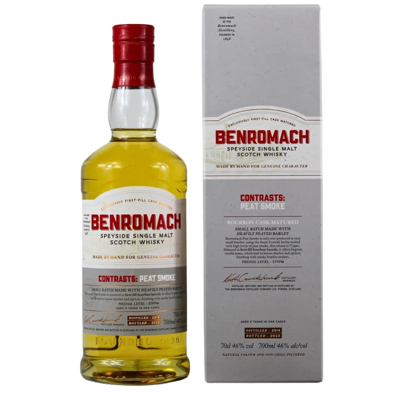 Benromach Contrasts Peat Smoke 2014/2023 46% 0,7l