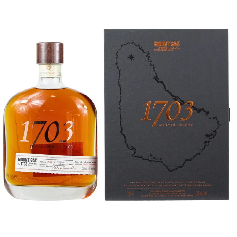 Mount Gay 1703 Master Select Barbados Rum 43% 0,7l