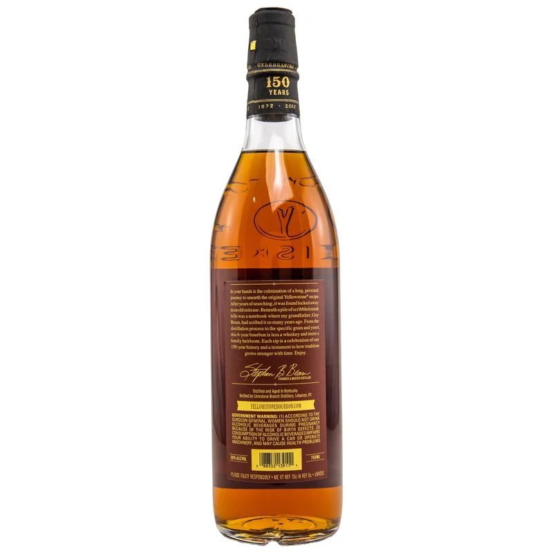 Yellowstone 6 Jahre Kentucky Bourbon Family Recipe 50% 0,7l