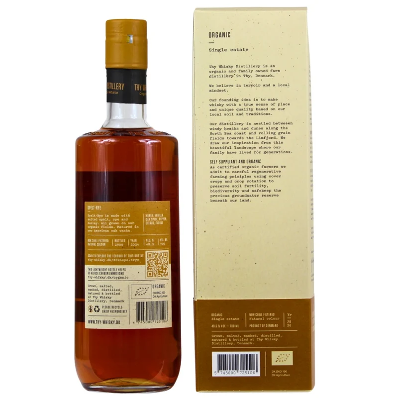 Thy Danish Spelt-Rye Whisky 48,5% 0,7l