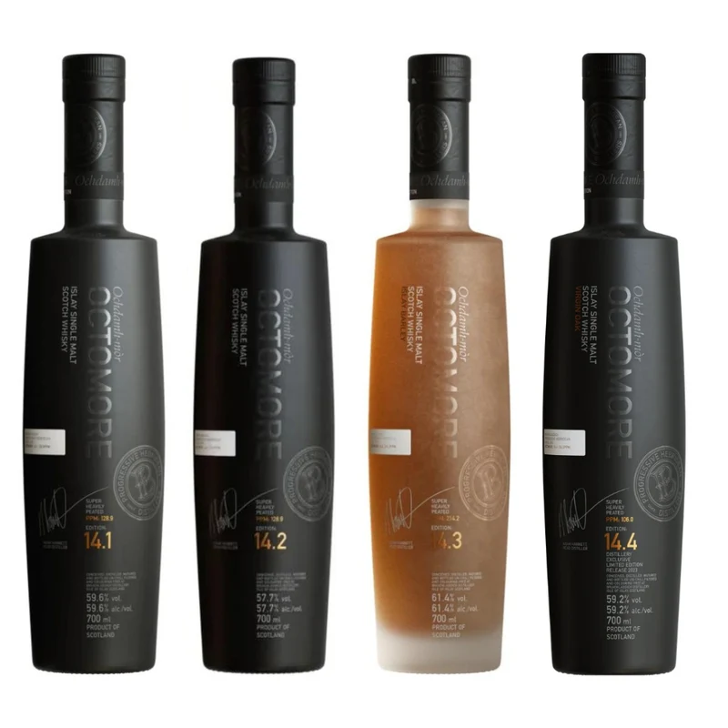 Octomore Sampleset 14.1.-14.4. ~59,5% 4x4cl