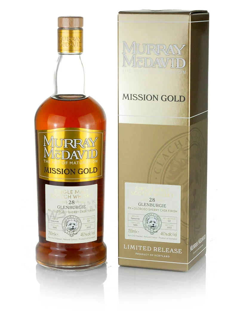 Glenburgie 28 Year Old 1995 Murray McDavid Mission Gold