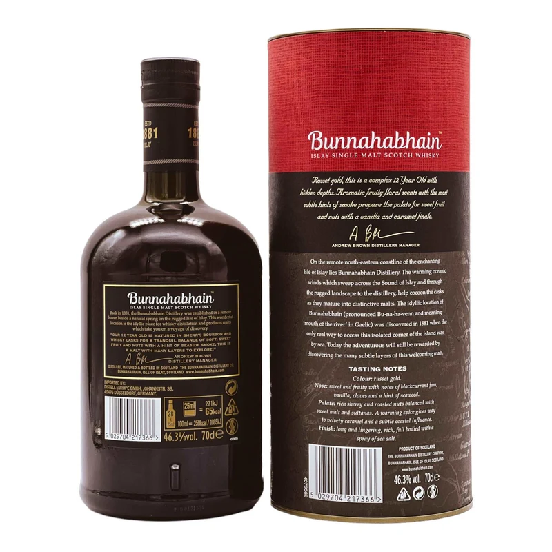 Bunnahabhain | 12 Jahre | 46,3%