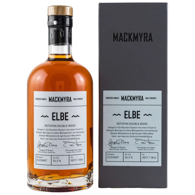 Mackmyra | ELBE | Rotspon 2019 | Swedish Whisky | 0,5l | 54,3%