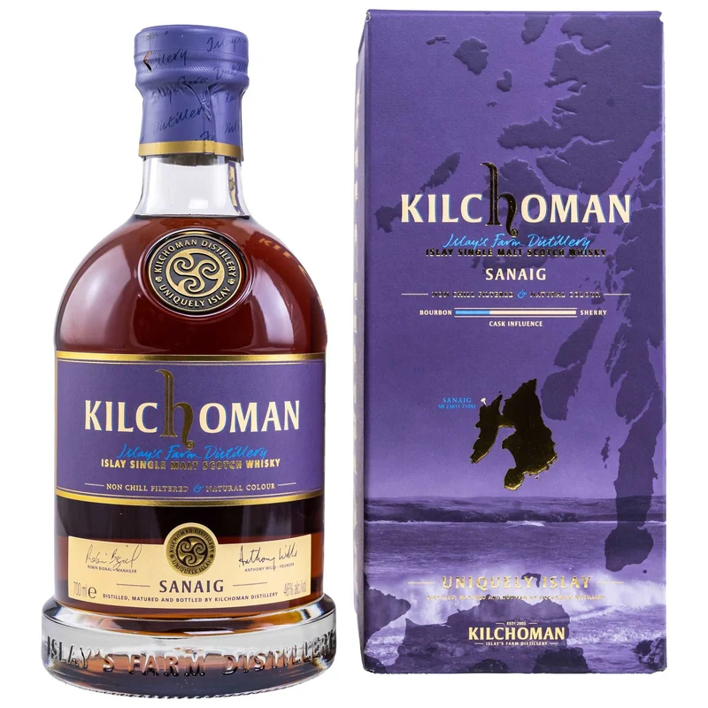 Kilchoman | Sanaig | 46%