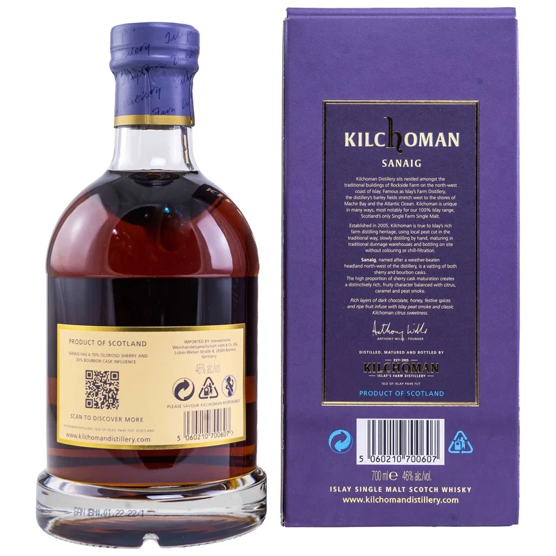 Kilchoman | Sanaig | 46%