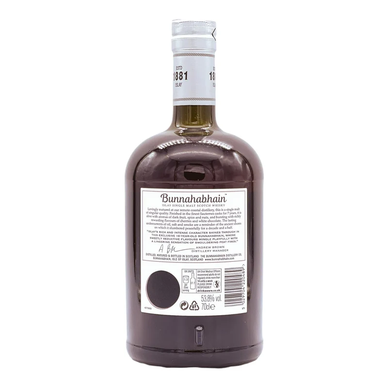 Bunnahabhain | 16 Jahre | 2004 | Mòine Sauternes Finish | 53,8%
