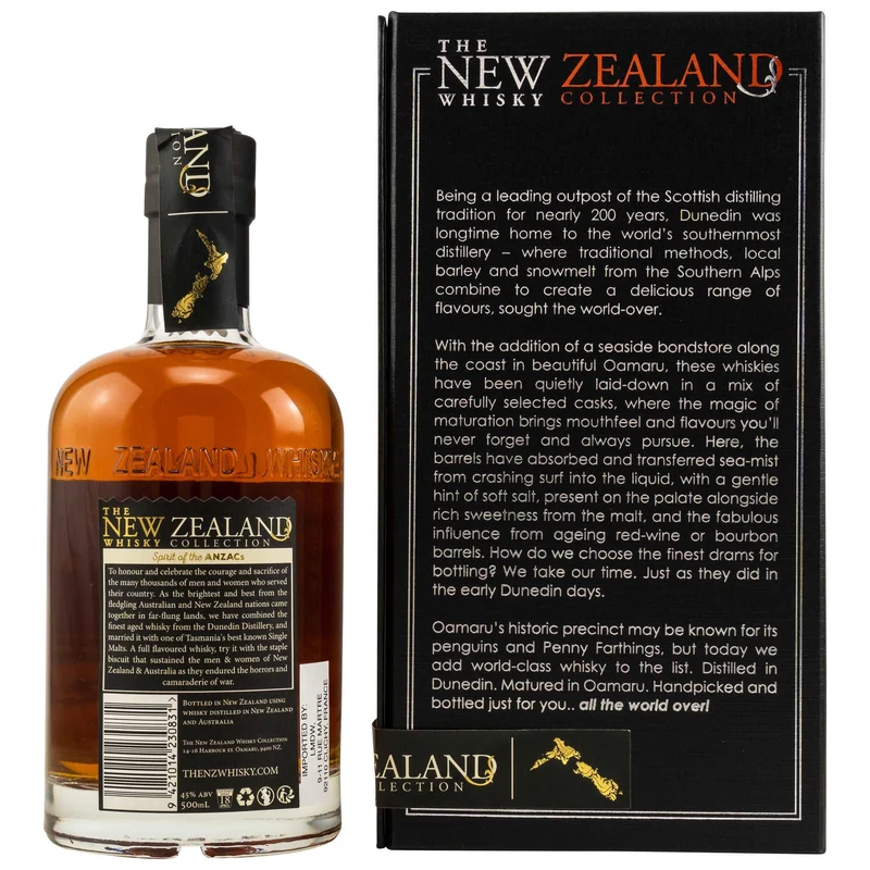 The New Zealand Whisky Collection | Diggers&Ditch Doublemalt | New Zealand Whisky | 0,5l | 45%