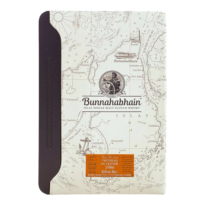 Bunnahabhain | 34 Jahre | Feis Ile 2021 | 1986 TRITHEADS’A CEITHIR | 48,8%