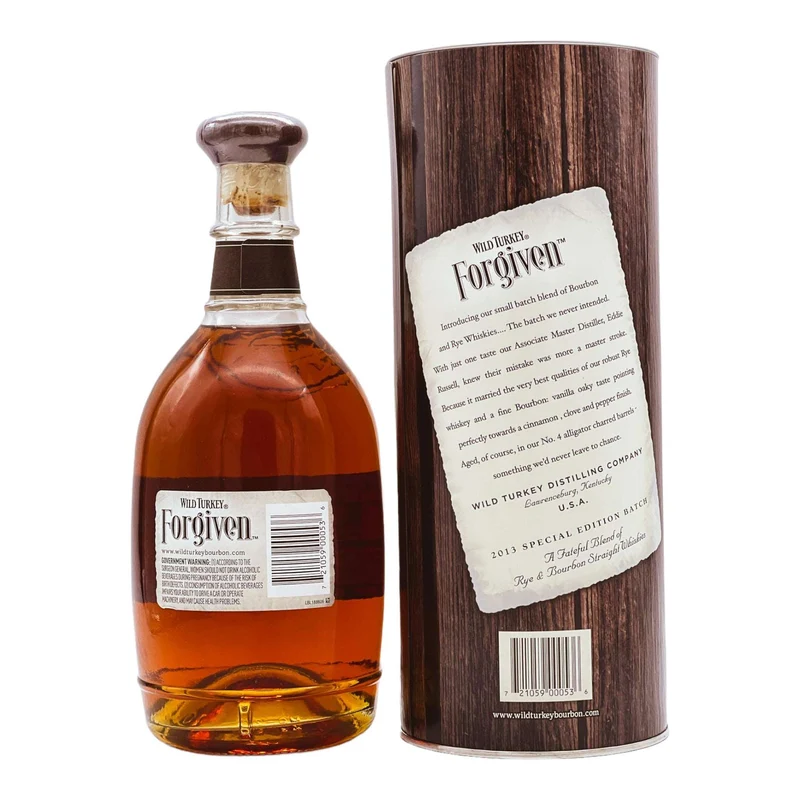 Wild Turkey | Forgiven 2013 | Batch No. 302 | Kentucky Bourbon / Rye | 0,75l | 45,5%