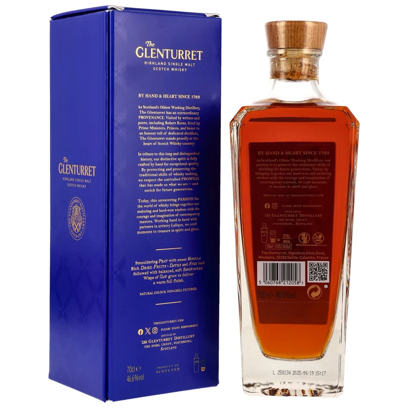 Glenturret 10 Jahre Peat Smoked 2025 Release 46,6% 0,7l