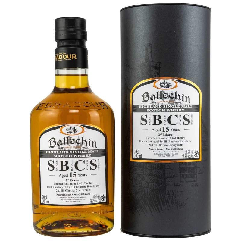 Ballechin | 15 Jahre | SBCS (Small Batch Cask Strength) | Batch #2 | 58,9%