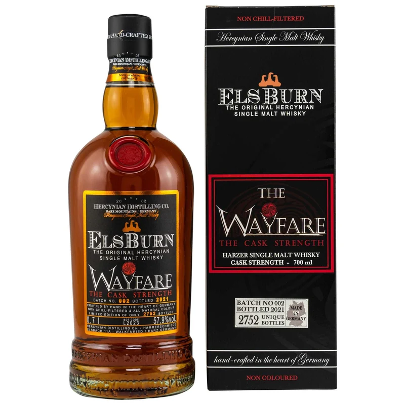 ElsBurn | Wayfare | Batch 002 | 2021 | The Original Hercynian German Whisky | 57,9%