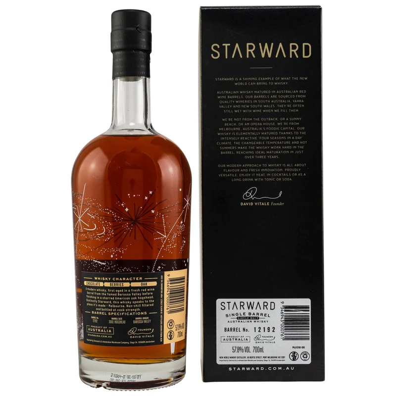 Starward | 4 Jahre | 2016/2021 | Single Barrel | Australian Whisky | 57,8%
