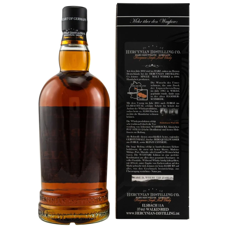 ElsBurn | Wayfare | Batch 001 | 2020 | The Original Hercynian German Whisky | 57,7%