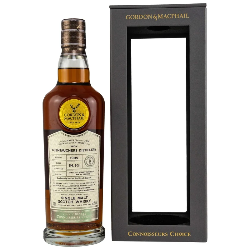 Glentauchers | 21 Jahre | 1999/2021 | G&M Connoisseurs Choice Cask | 54,9%