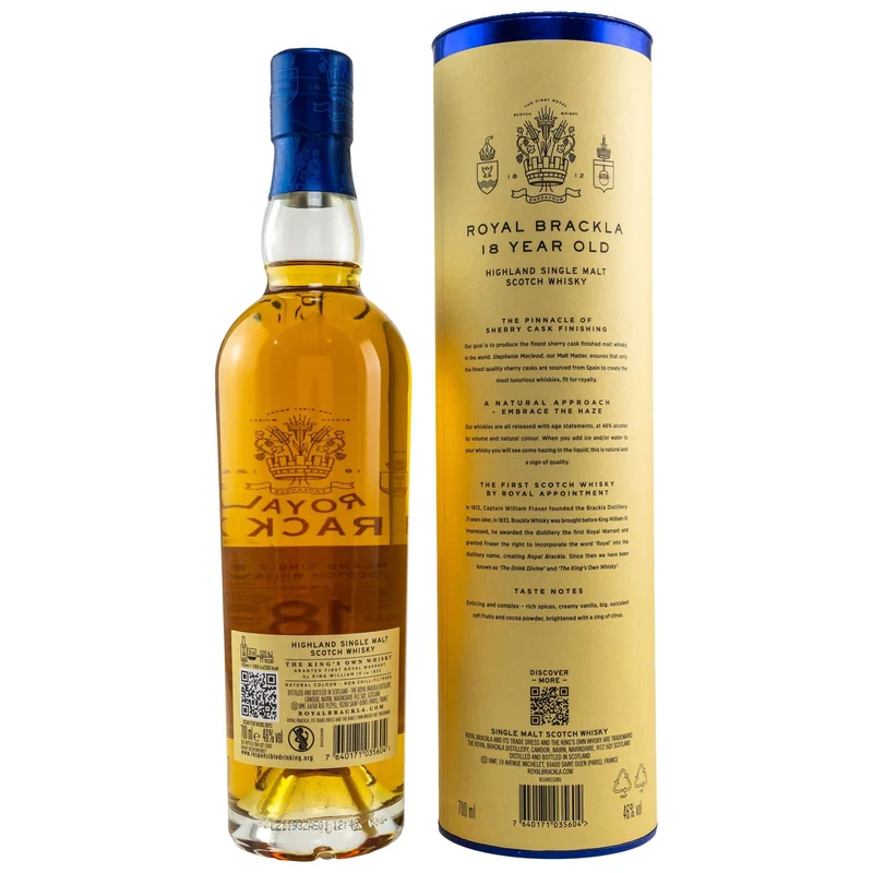Royal Brackla | 18 Jahre | Sherry Cask Finish | 46%