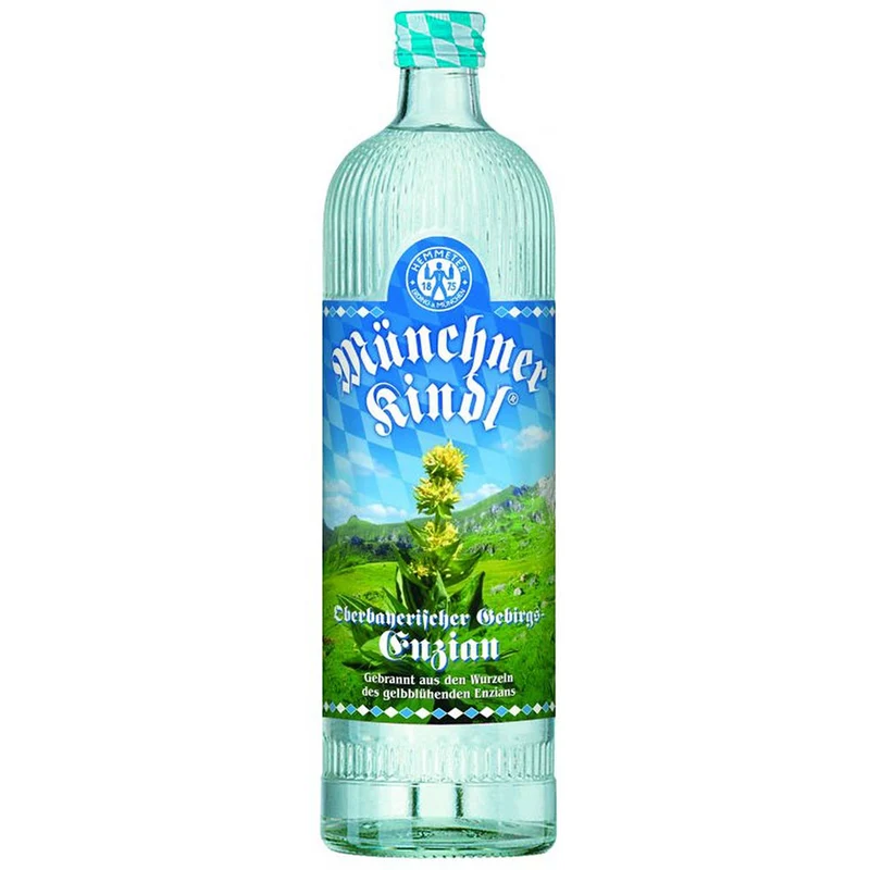 Münchner Kindl Oberbayerischer Gebirgsenzian 40% 0,7 Liter