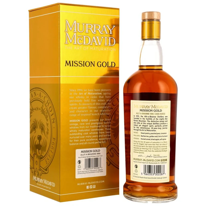 Allt-A-Bhannie 1995/2025 30 Jahre Ximenez-Spinola PX Sherry Murray McDavid 46,6% 0,7l