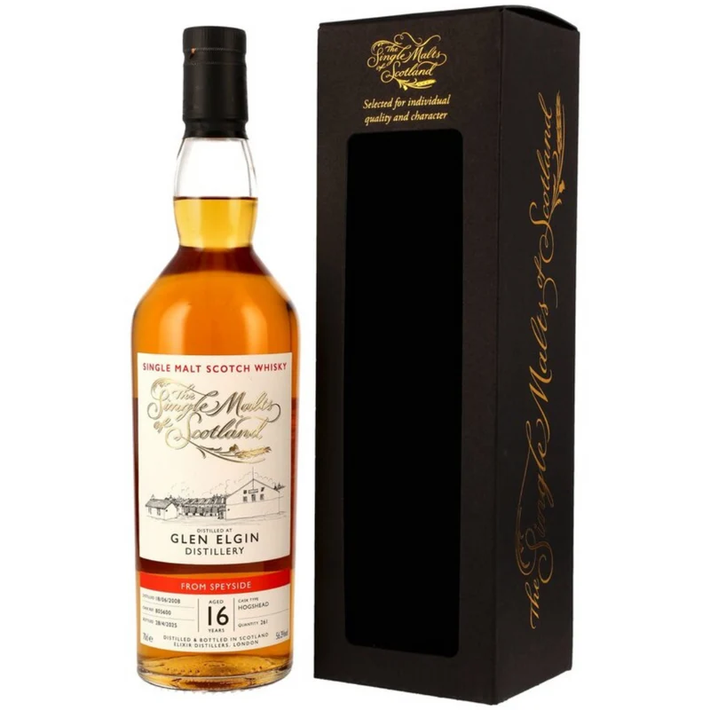 Glen Elgin 2008/2025 16 Jahre SMoS Hogshead #805600 56.3% 0,7l