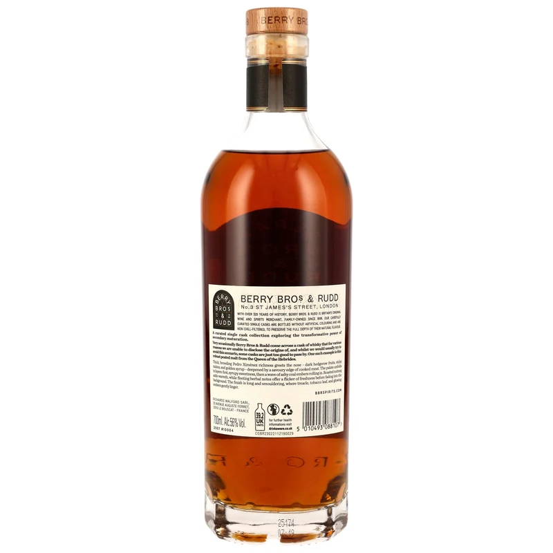 Single Islay Malt 2007/2025 18 Jahre Berry Bros & Rudd PX Sherry Finish #10004 56% 0,7l