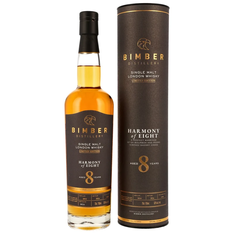 Bimber Harmony of Eight 8 Jahre Bourbon & PX Casks 50% 0,7l