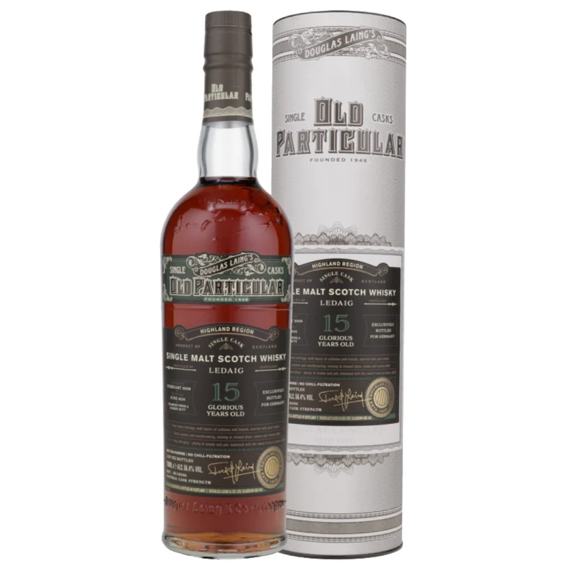 Ledaig 15 Jahre 2009/2024 Old Particular Douglas Laing 56,4% 0,7l