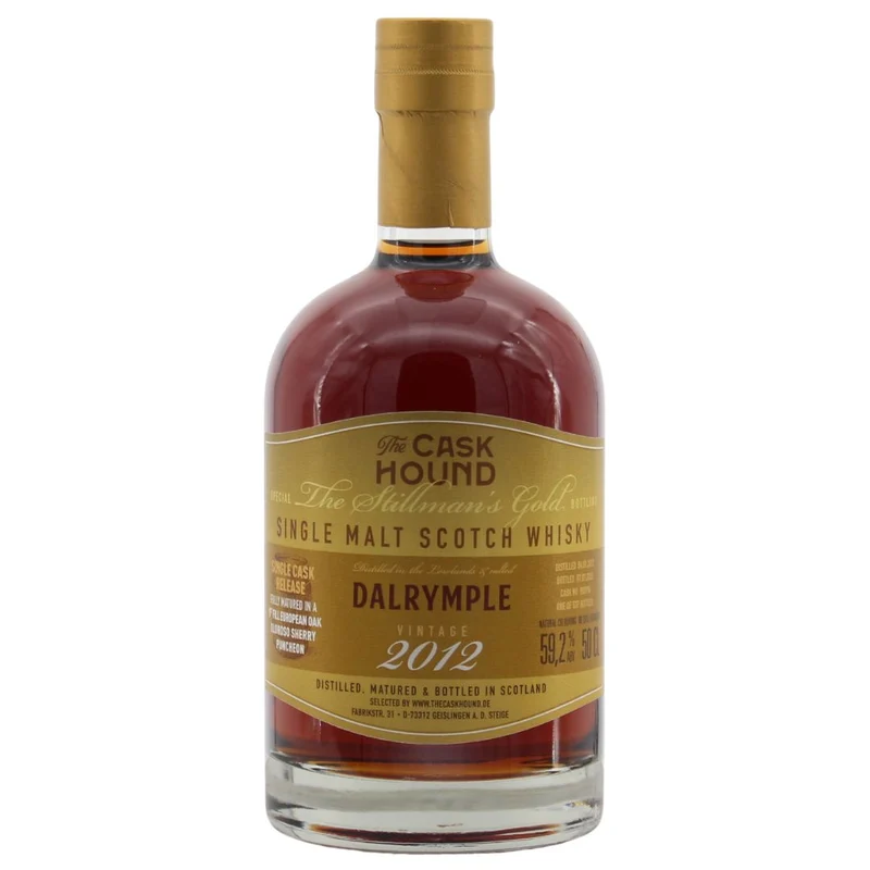 Dalrymple 13 Jahre 2012/2025 The Stillmans Gold 1st Fill Oloroso Sherry Butt Caskhound 59,2% 0,5l