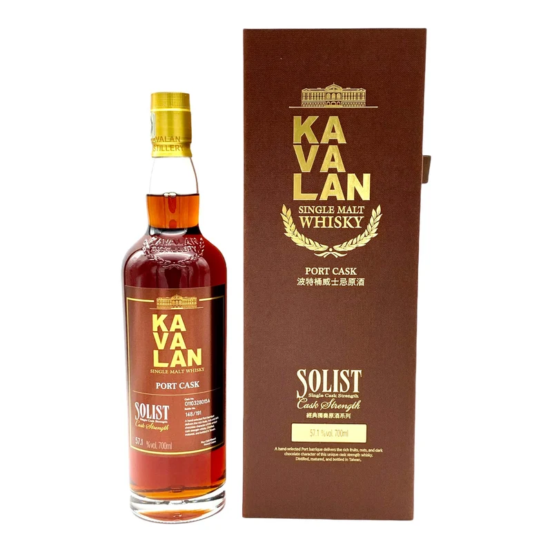 Kavalan | Solist | Port Cask | Cask Strength | Taiwanese Whisky | 57,1%