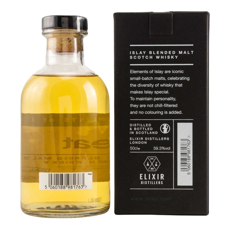 Elixir Distillers | Elements of Islay | Peat | Full Proof | 0,5l | 59,3%