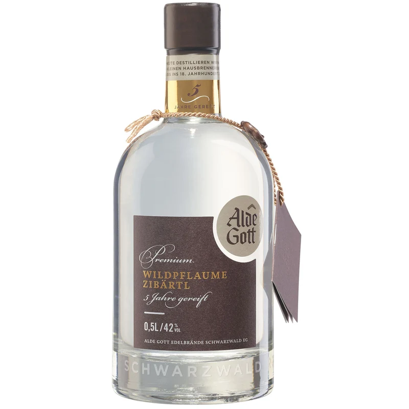 Alde Gott Wildpflaume Zibärtl 42% 0,5 Liter