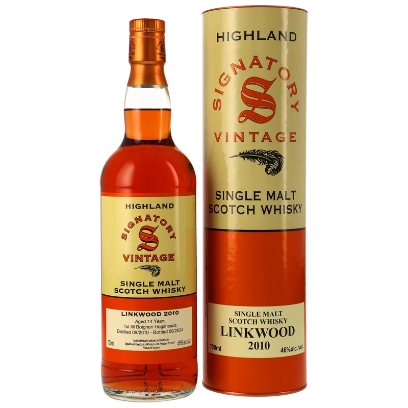 Linkwood 14 Jahre 2010/2024 Signatory Vintage 1st Fill Bolgheri Red Wine 46% 0,7l