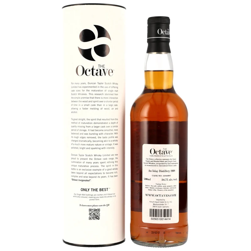 Islay 16 Jahre 2008/2025 The Octave Cask #11844987 Duncan Taylor 54,7% 0,7l