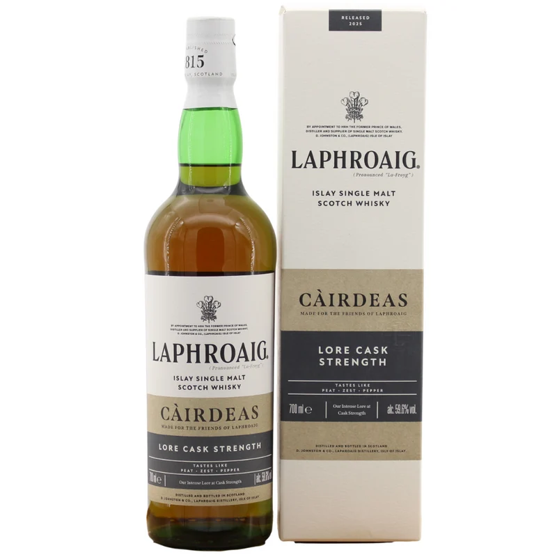 Laphroaig Cairdeas 2025 Lore Cask Strength 59,6% 0,7l