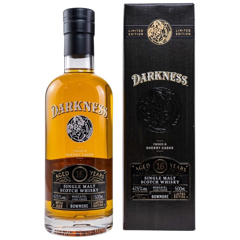 Bowmore | 16 Jahre | Darkness | Moscatel Cask Finish | 0,5l | 47,5%
