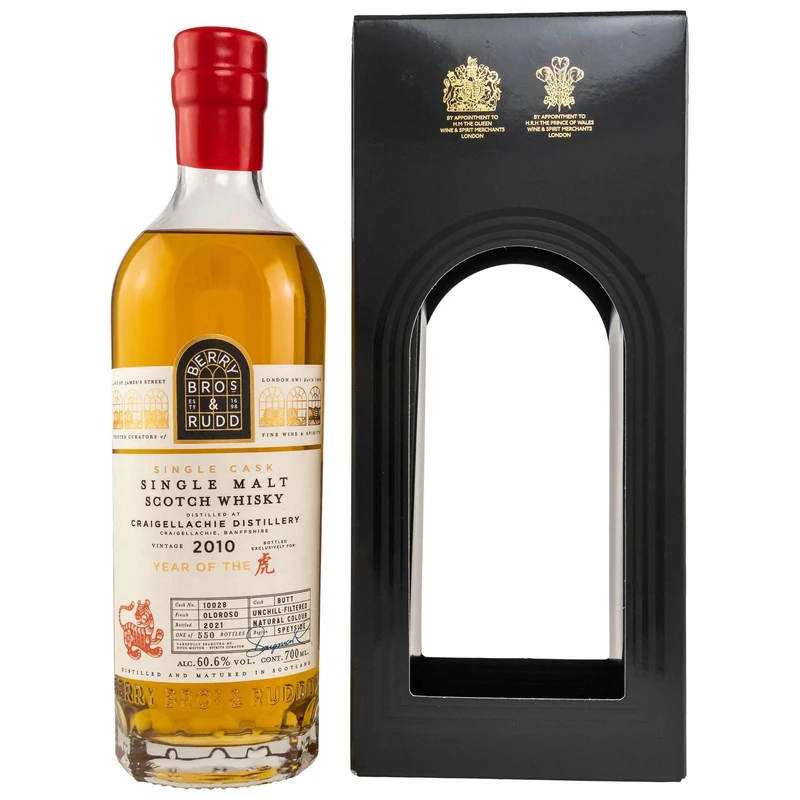 Craigellachie | 11 Jahre | 2010/2021 | Cask #10028 | Berry Bros. & Rudd | Year of the Tiger | 60,6%