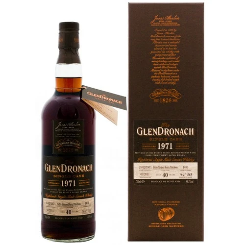 Glendronach 40 Year Old 1971 Cask #1436