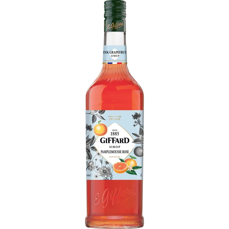 Giffard Pink Grapefruit Sirup Pamplemousse Rose 1 Liter