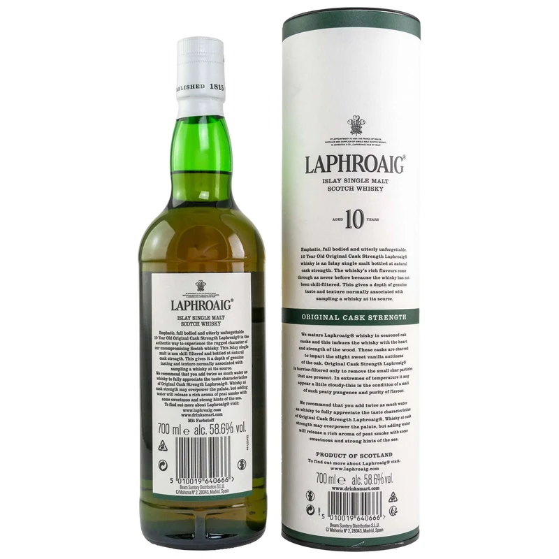 Laphroaig | 10 Jahre | 2021 | Batch 14 | Original Cask Strength | 58,6%