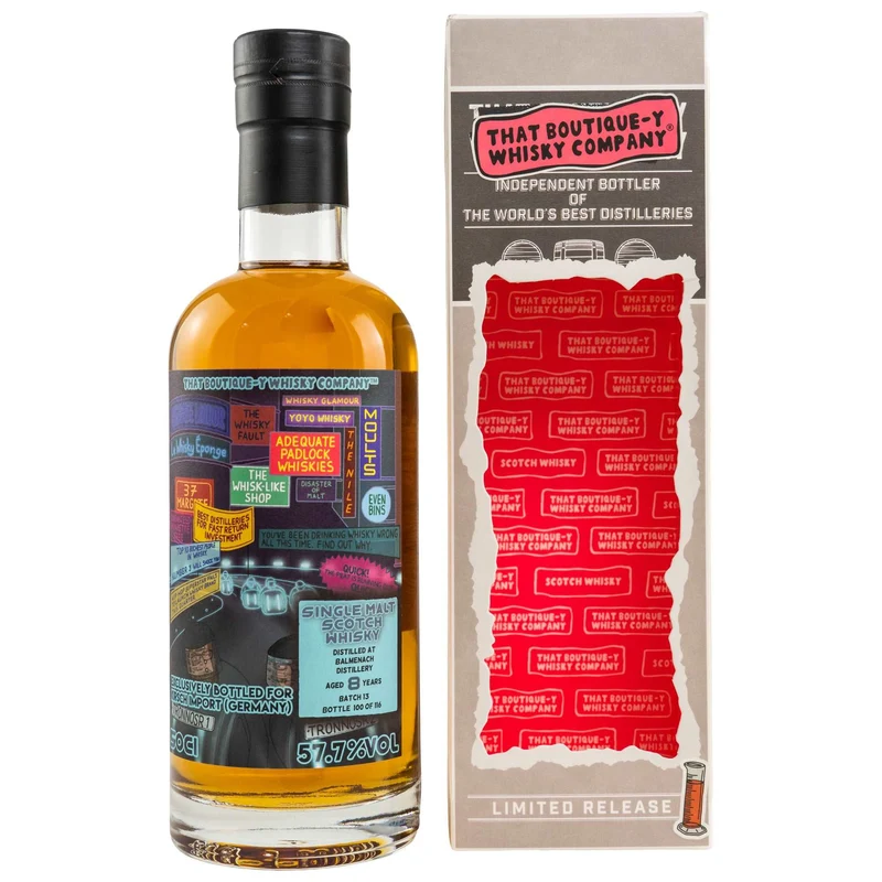 Balmenach | 8 Jahre | Batch 13 | Limited Release | That Boutique-y Whisky Company | 0,5l | 57,7%