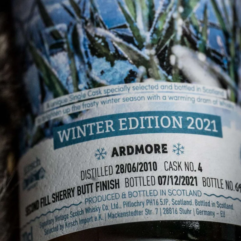Ardmore | 11 Jahre | 2010/2021 | Winter Edition 2021 | Single Cask Seasons | Cask #4 | 60,4%