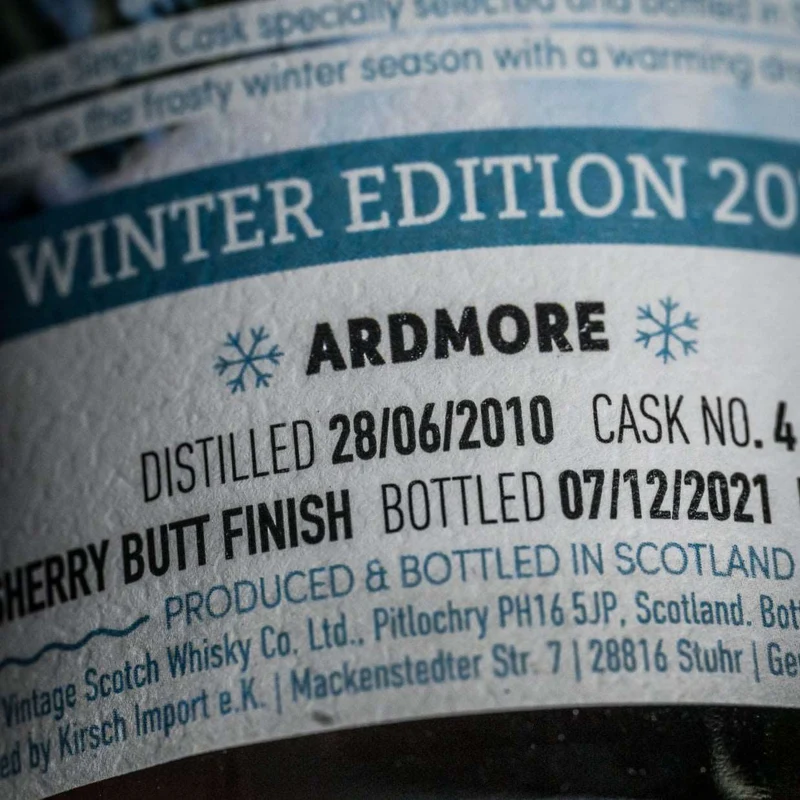 Ardmore | 11 Jahre | 2010/2021 | Winter Edition 2021 | Single Cask Seasons | Cask #4 | 60,4%