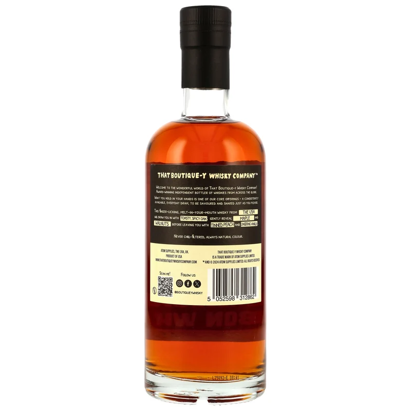 American Bourbon Whiskey 10 Jahre That Boutique-Y Whisky Company 45,8% 0,7l