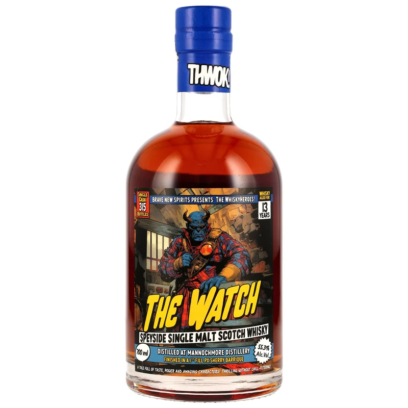 Mannochmore 13 Jahre Whisky Heroes The Watch - Brave New Spirits 55,3% 0,7l