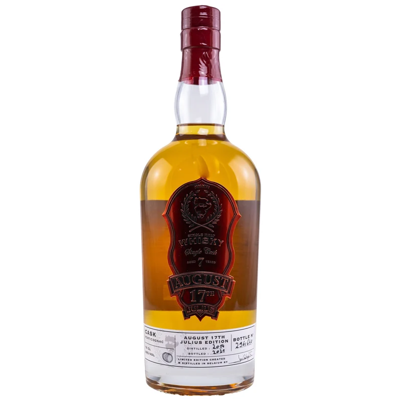 August 17th | Julius | 7 Jahre | 2014/2021 | Single Malt Belgian Whisky | 52%