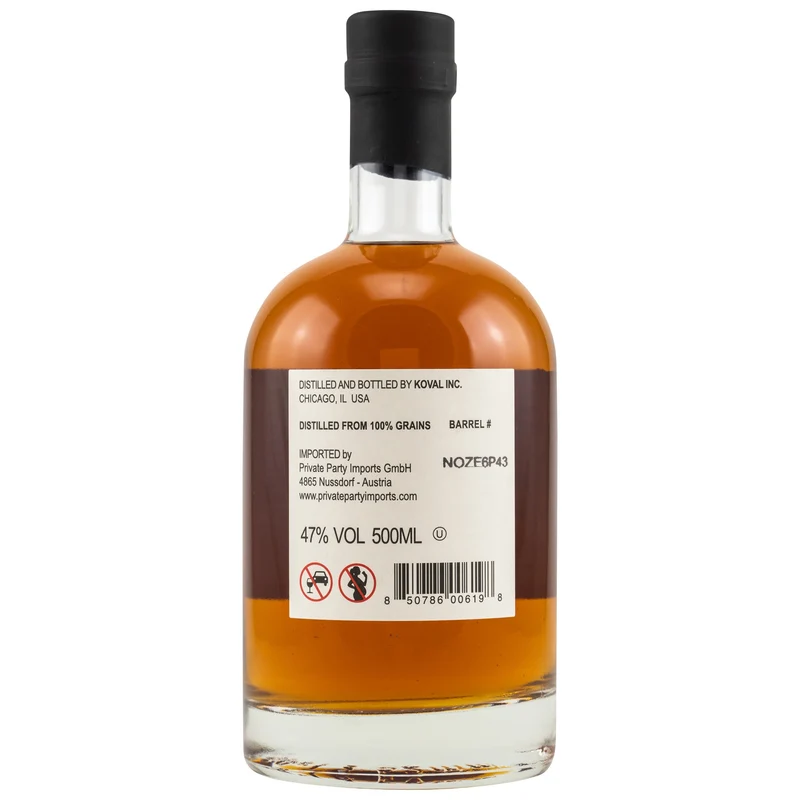 Koval | Single Barrel Bourbon | 0,5l | 47%
