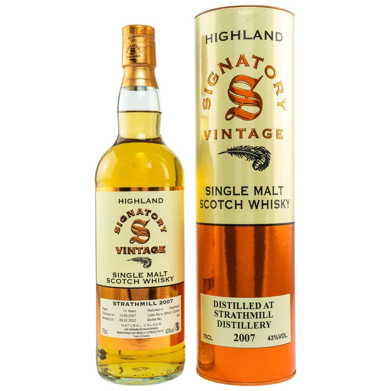 Strathmill | 14 Jahre | 2007/2022 | Signatory Vintage | 43%