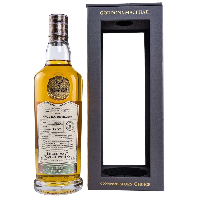 Caol Ila | 12 Jahre | 2009/2021 | Gordon & MacPhail | Batch #21/204 | 58,9%