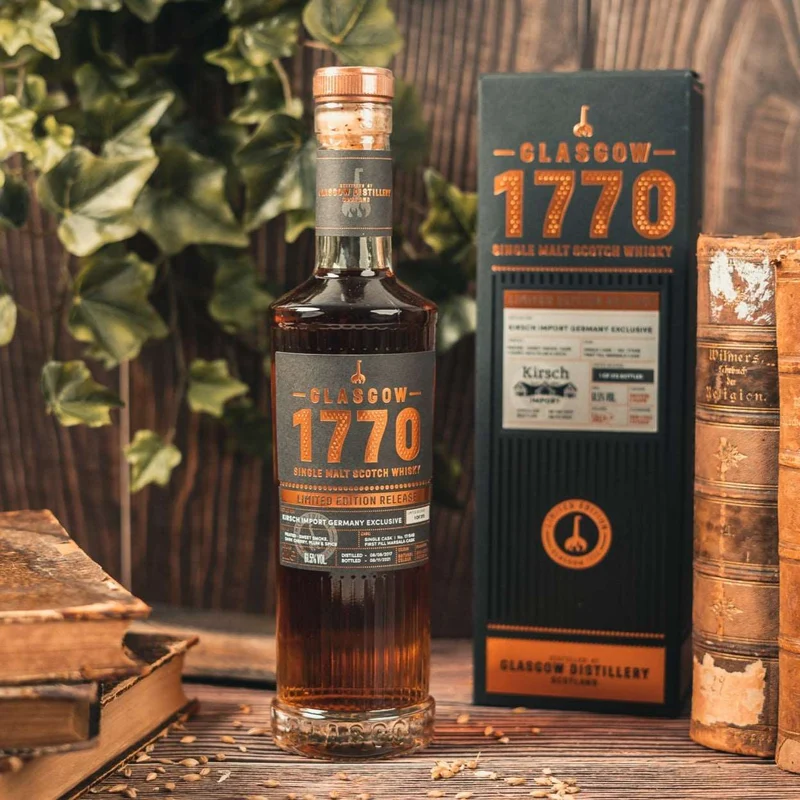 1770 Glasgow | 4 Jahre | Peated | Kirsch Import | 0,5l | 61,5%
